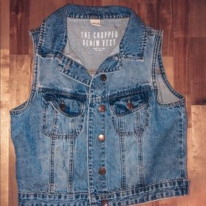 Denim vest